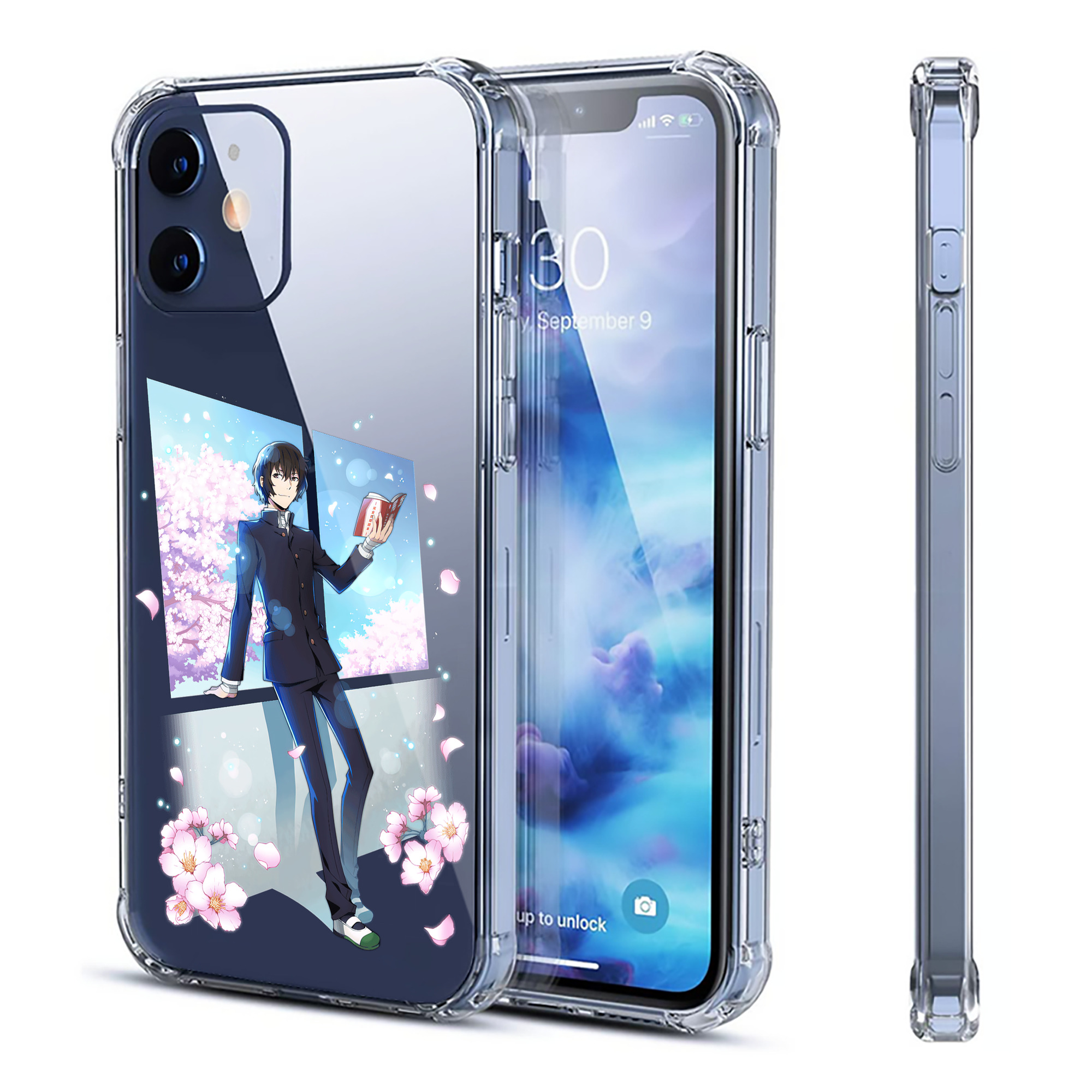 （画像用） 文豪ストレイドッグス Bungo Stray Dogs 【iPhone 12シリーズ対応】透明スマホケース（クリアソフトケース）